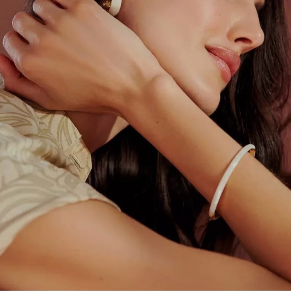 Gorjana Paseo Cuff Bracelet - White Marble (MSRP $110)